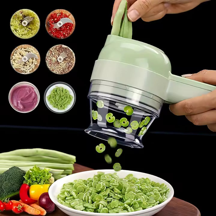 Picadora de verduras eléctrica portátil